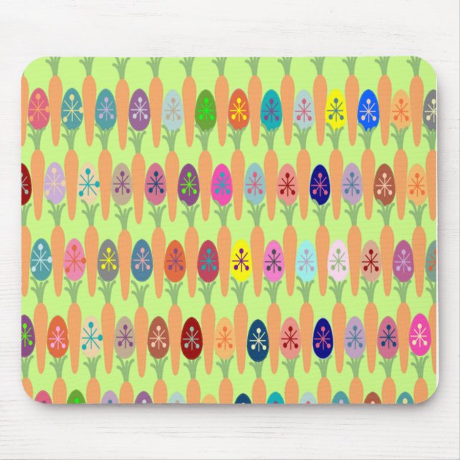 Carrots and Eggs Mouse Pad (Front)