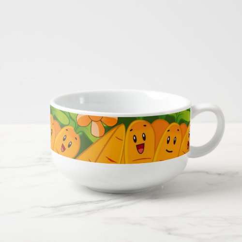 Carrots and Peas Soup Mug