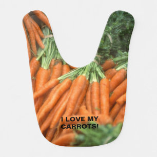 Carrots Baby Bib
