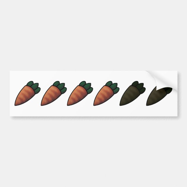 Carrots! Bumper Sticker (Front)