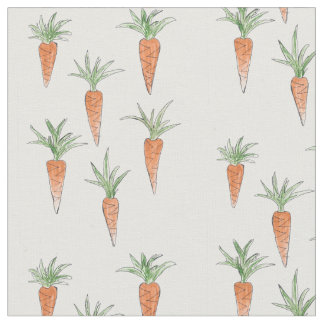 Carrots! Fabric