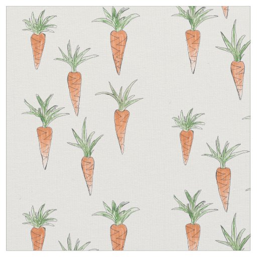 Carrots! Fabric