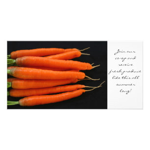 Carrots Fresh from the Garden Card