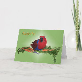 Carrots Holiday Card