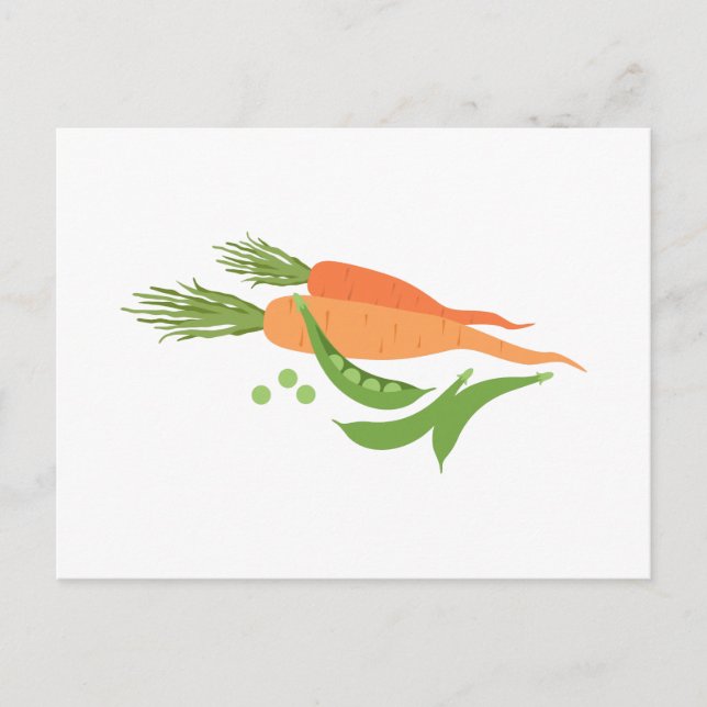 Carrots & Peas Postcard (Front)