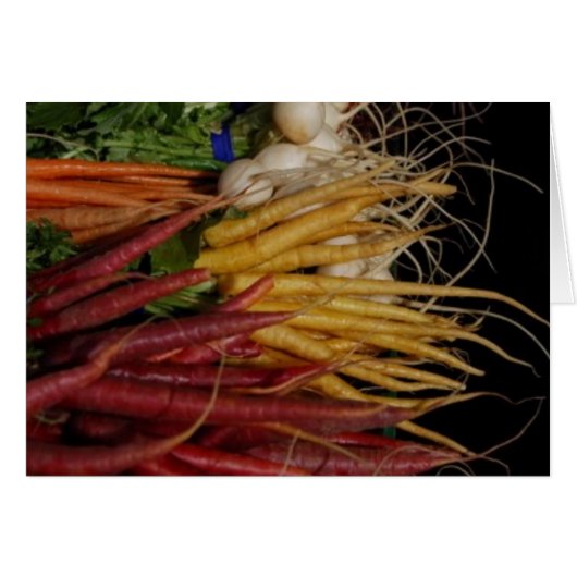 carrots pike place market cards (Front Horizontal)