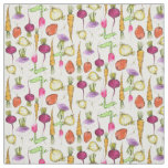 Carrots Potatoes Beets Radish Root Vegetables Fabric