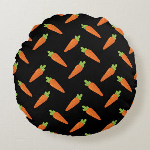 Carrots Round Pillow
