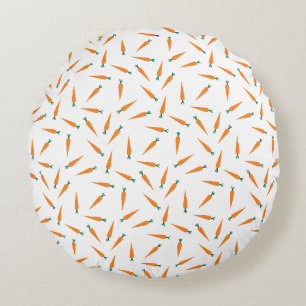 Carrots! Round Pillow