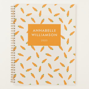Carrots Vegetables Personalized Planner
