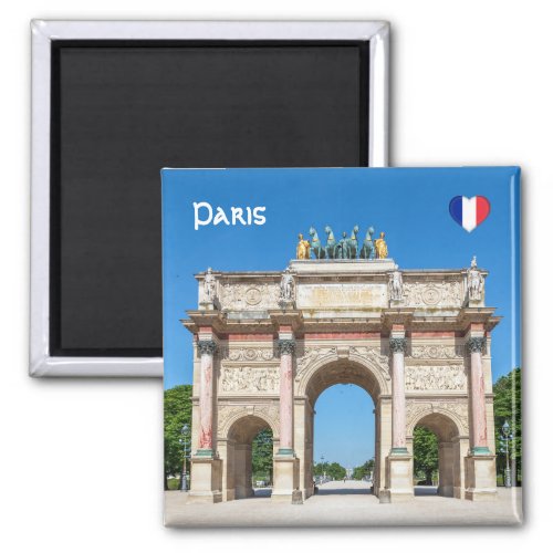 Carrousel Arch of Triumph in Paris France Magnet