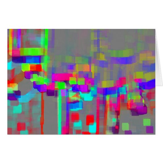 "Carrousel" Geometric Art Cards (Front Horizontal)