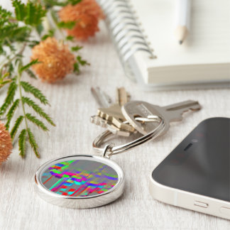 "Carrousel" Geometric Art Keychain