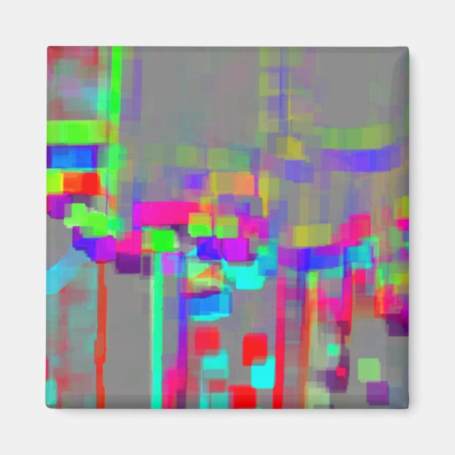 "Carrousel"  Geometric Art Magnet (Front)