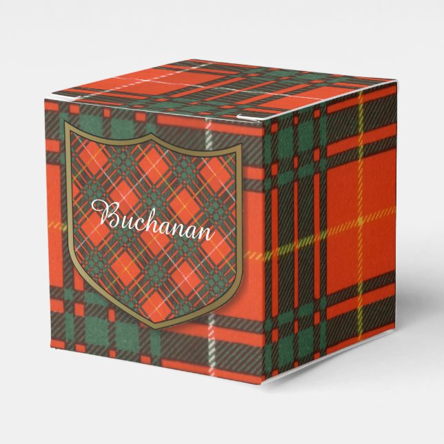 Carruthers clan Plaid Scottish kilt tartan Favor Boxes (Front Side)