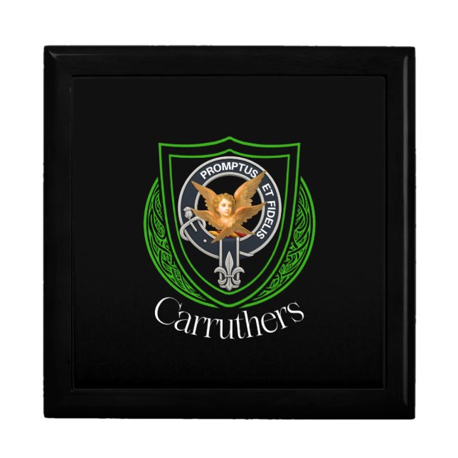 Carruthers Scottish Clan Crest Gift Box (Front)