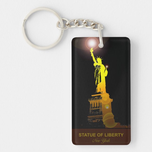 Carry Freedom: The Statue of Liberty Keychain (Front)