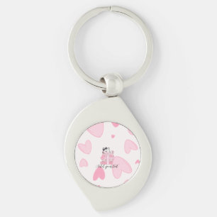 Carry Love & Books – Cat Metal Keychain