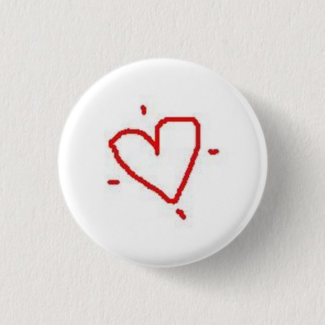 Carry My Heart Pinback Button (Front)