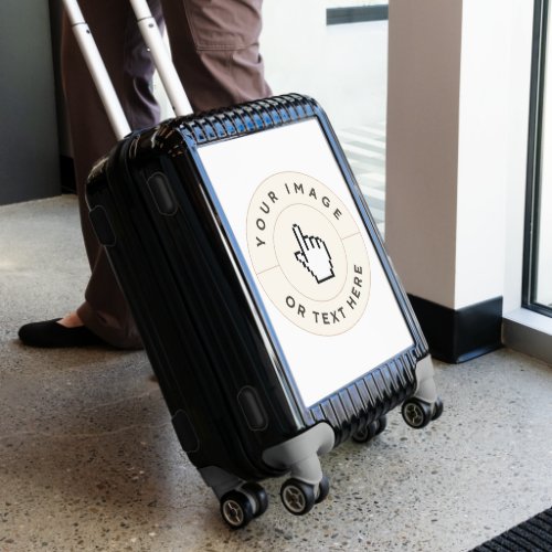Carry On Luggage _ Custom add imagetext