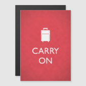 CARRY ON - Luggage - Funny Red (Front/Back)