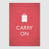 CARRY ON - Luggage - Funny Red (Front)