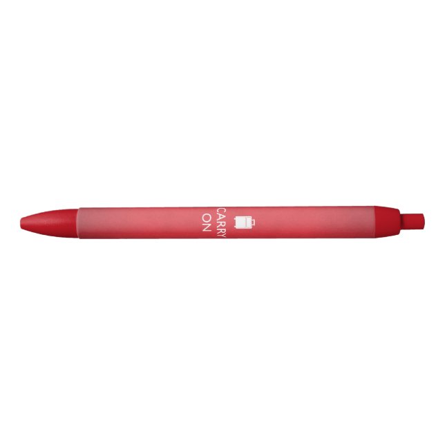 CARRY ON - Luggage - Funny Red Pen (Front)