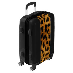 Carry On Luggage Suitcase/Leopard Print