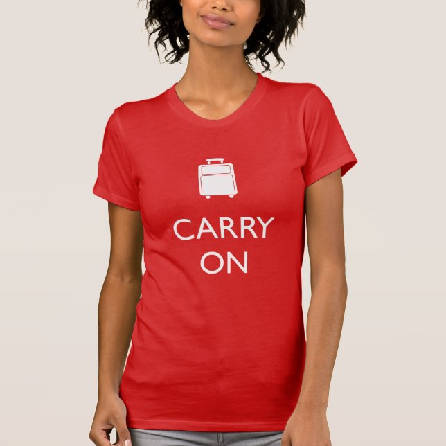 CARRY ON - Luggage - Word Nerd Shirt (Front)