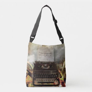Carry On Steampunk Shakespeare Quote Bag by SteampunkTraveller at Zazzle