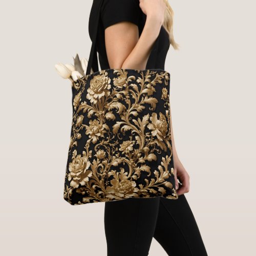 Carry the Essence of Timeless Beauty Floral  Tote Bag