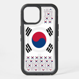 Carry the Spirit! South Korea National Flag Colors iPhone 15 Case