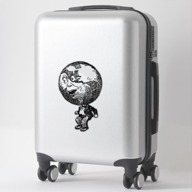 Carry the World, Own Your Journey Sticker (Suitcase)