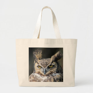 Carry tote with Great-Horned Owl.