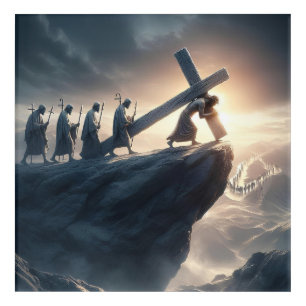 Carry Your Cross - Path of Devotion Acrylic Print