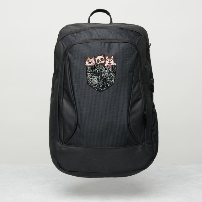 Carry Your Furry Friends: Pocket Pals Backpack (Front)