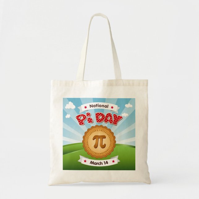 Carry your PIE in a Pi Day  Tote Bag (Front)