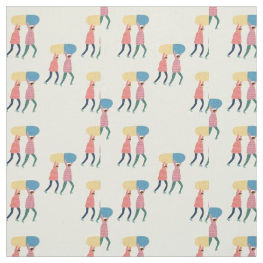 Carrying A Pill Pattern Fabric