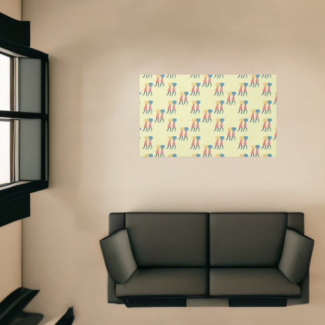 Carrying A Pill Pattern Rug (Insitu (Indoor 1))
