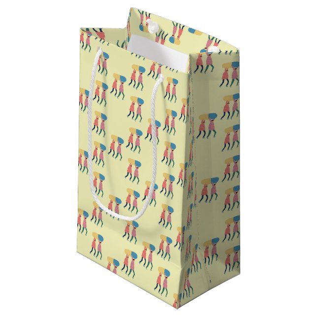 Carrying A Pill Pattern Small Gift Bag (Front Angled)