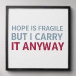 Carrying Hope Peel And Stick Photo Tile