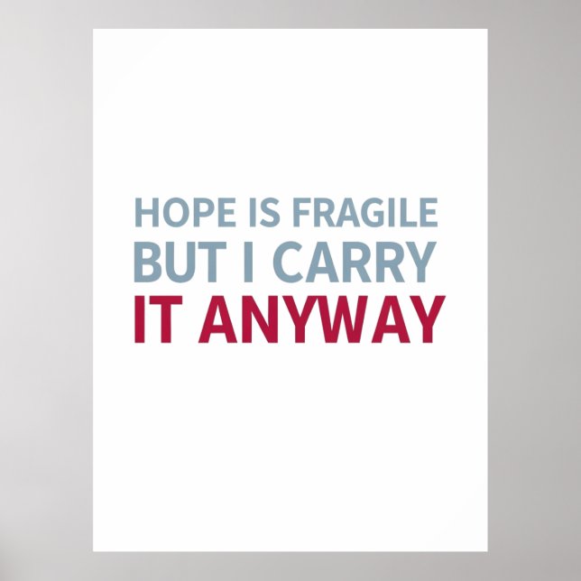 Carrying Hope Poster (Front)
