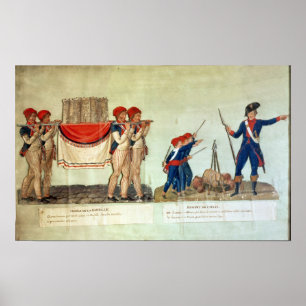 Carrying of the Model of the Bastille Poster