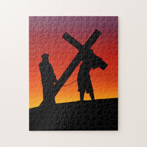 Carrying the Cross Jigsaw Puzzle