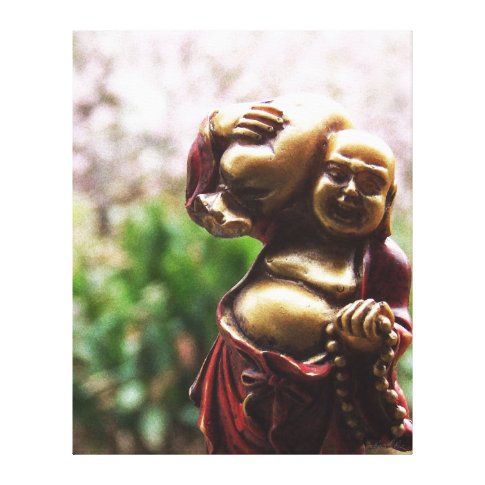 Carrying the Load Buddha Canvas