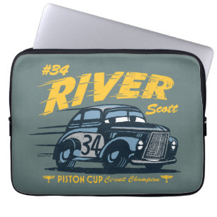 Cars 3 #34 River Scott Laptop Sleeve