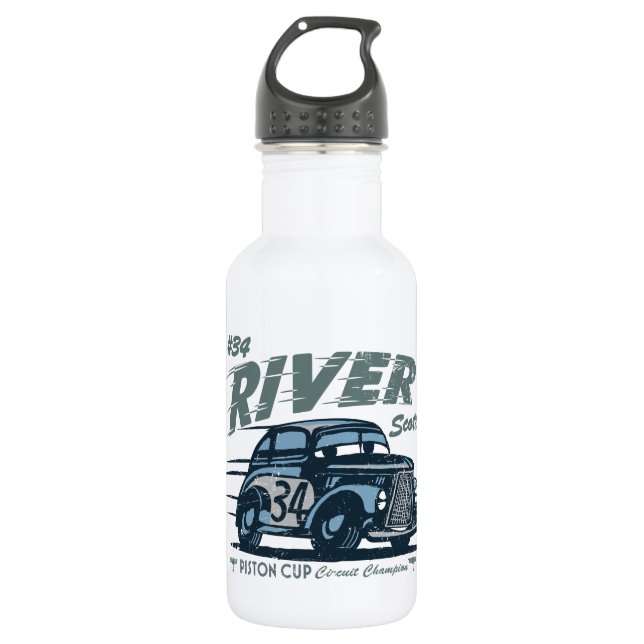 Cars 3 | #34 River Scott Stainless Steel Water Bottle (Front)