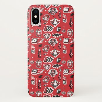 Cars 3 | 95 Lightning Mcqueen Speed Pattern Iphone Xs Case by DisneyPixarCars at Zazzle