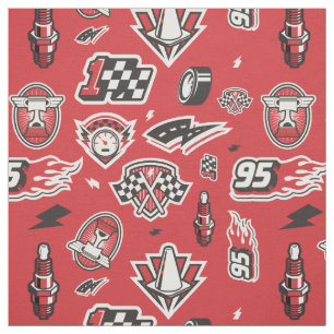 Cars 3   95 Lightning McQueen Speed Pattern Fabric