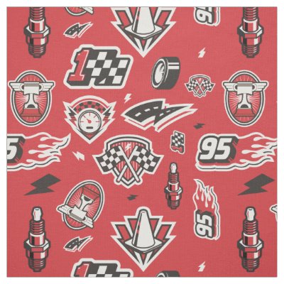 Cars 3 | 95 Lightning McQueen Speed Pattern Fabric